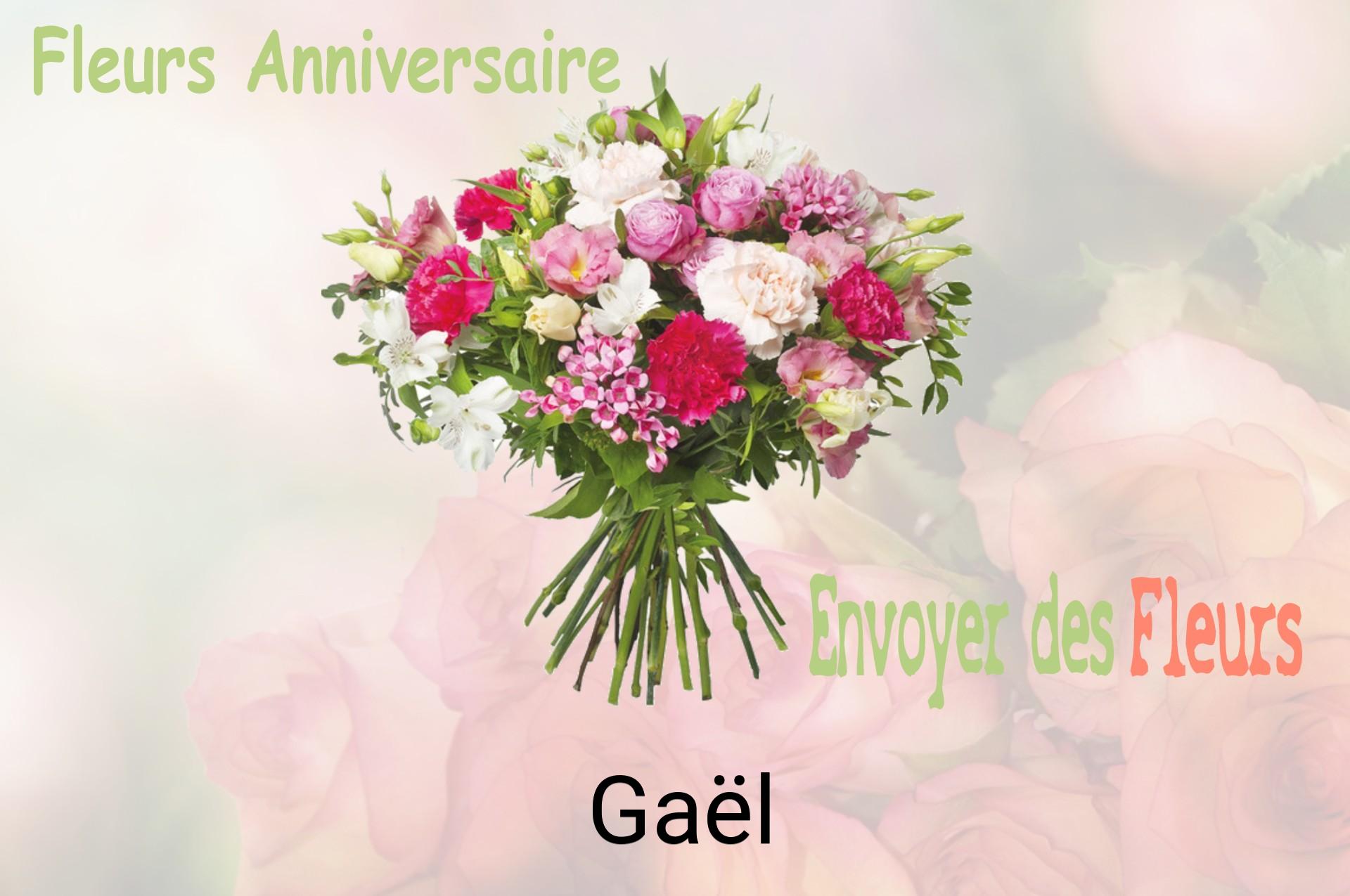 Bouquet de fleurs d’anniversaire livré à Gaël